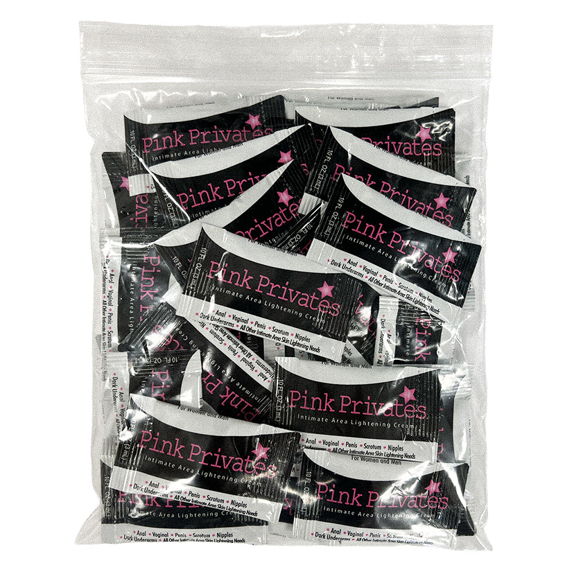 Pink Privates Lightening Cream Foil Bag of 50