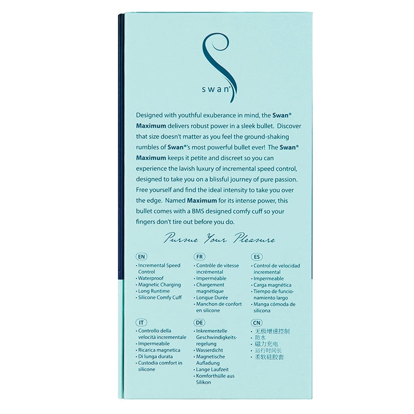 Swan Maximum Rechargeable Bullet-Blue