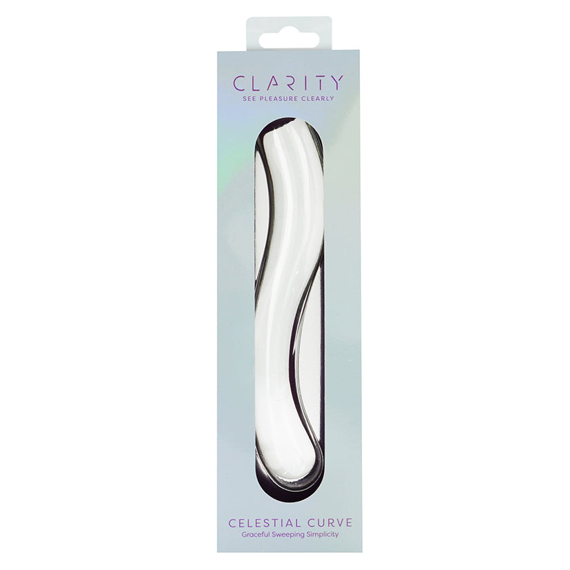 Clarity Glass Dildo Celestial Curve