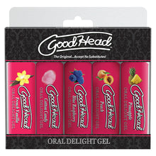 Load image into Gallery viewer, GoodHead Oral Delight Gel-5 Pack 1oz 1361-70-BX