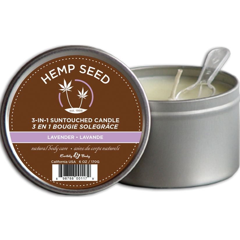 Earthly Body 3-in-1 Massage Candle-Lav... HSC017