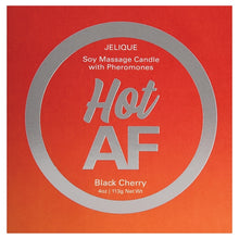 Load image into Gallery viewer, Jelique Massage Candle Hot AF Black Cherry 4oz
