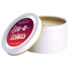 Load image into Gallery viewer, Jelique Massage Candle Sex-A-Licious Ravenous Raspberry 4oz