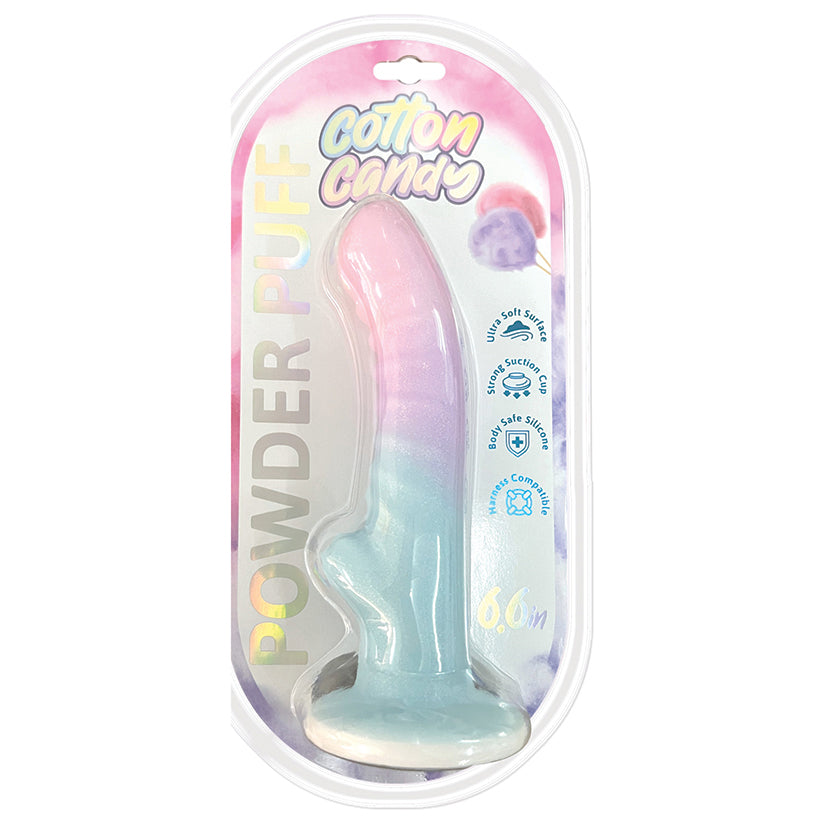 Cotton Candy Dildo-Powder Puff 6.5" HP-3501