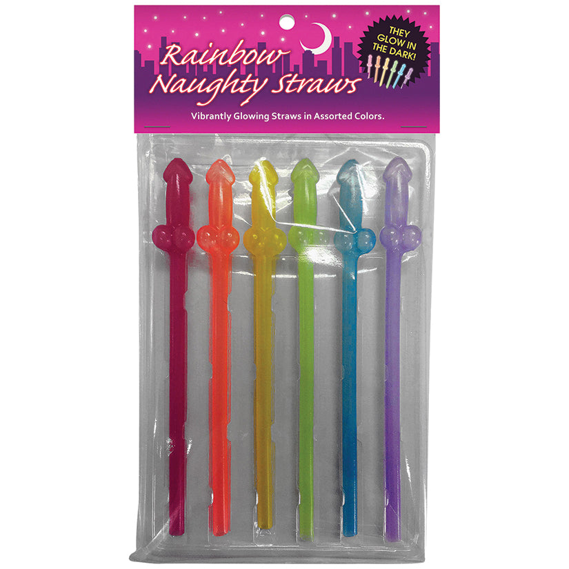 Rainbow Naughty Straws-Glow In The Dar... NV.S98