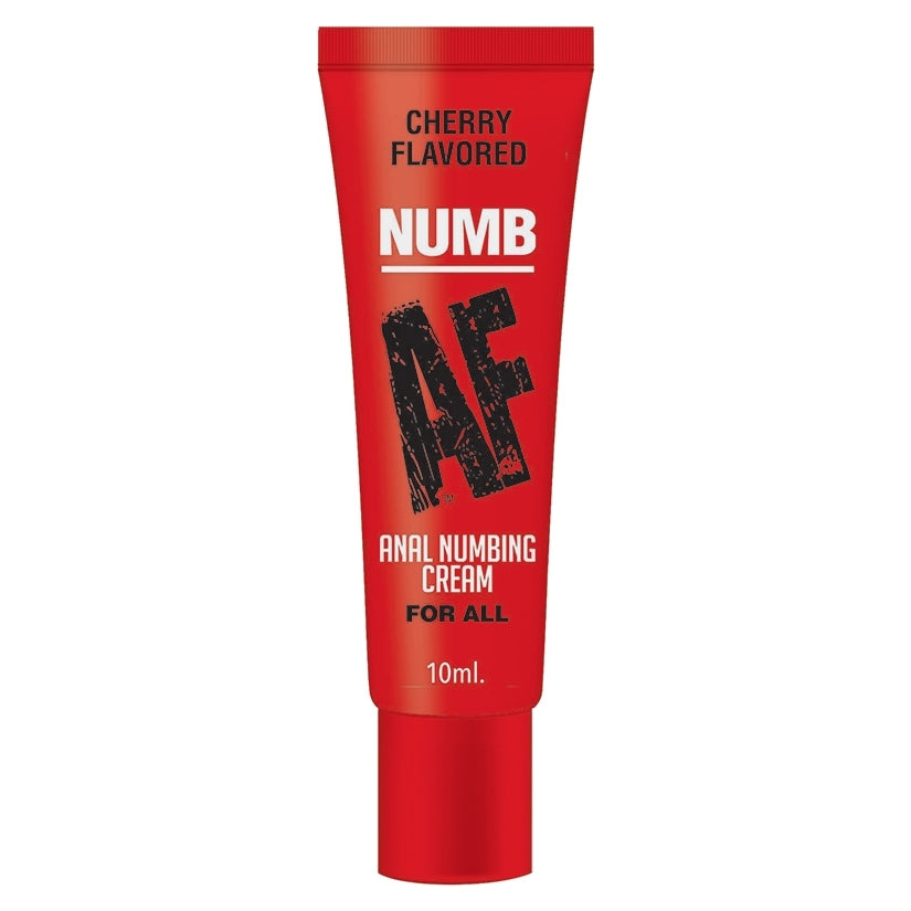 Numb AF Anal Numbing Cream-Cherry 10ml Fishbowl of 65pcs
