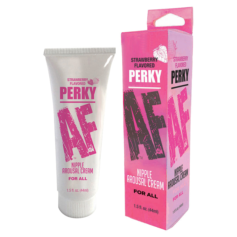 Perky AF Nipple Arousal Cream-Strawberry 1.5oz