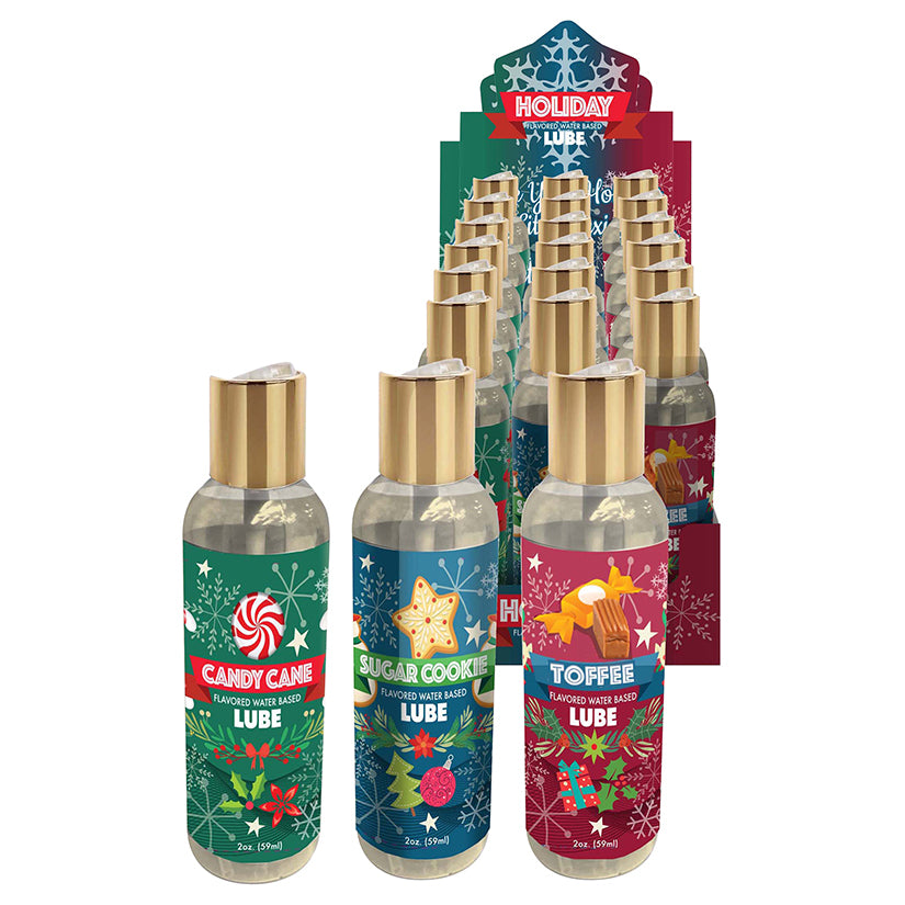 Little Genie Holiday Lube Display of 18