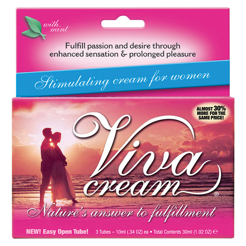 Viva Cream 3 Pack of .25oz Tubes VC3MT