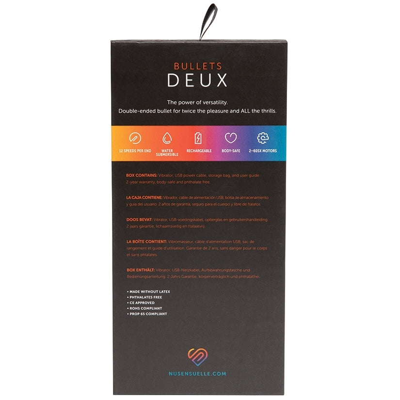 Sensuelle Double Ended Deux Bullet-Coral