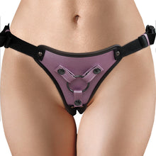 Load image into Gallery viewer, Ouch! Metallic Strap On Harness-Rose