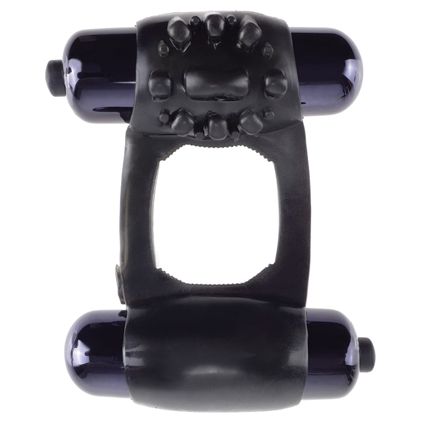 Fantasy C-Ringz Duo-Vibrating Super Ring-Black