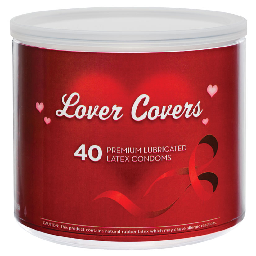Lover Covers Condoms Jar of 40 813356000026