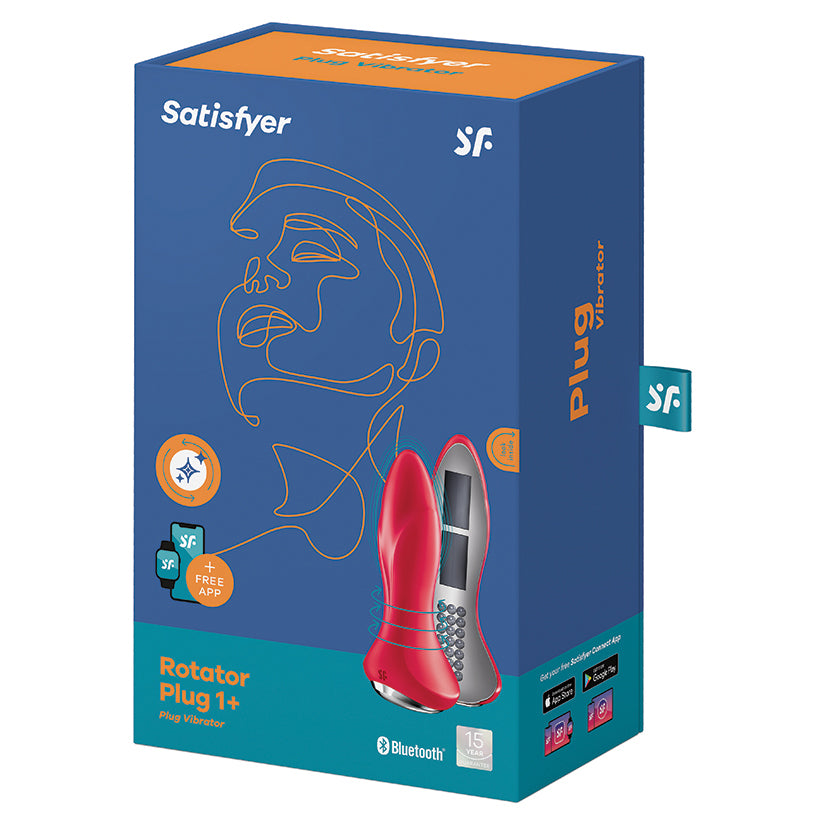 Satisfyer Rotator Plug 1+ Red 4003146