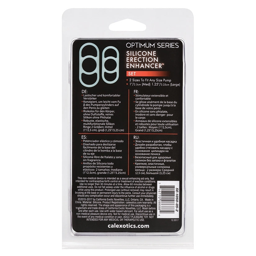 Optimum Series Silicone Erection Enhancer (Set of 2)