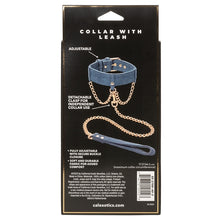 Load image into Gallery viewer, Ride 'Em Premium Denim Collection Collar With Leash