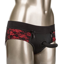 Load image into Gallery viewer, Scandal Crotchless Pegging Panty Set L/XL