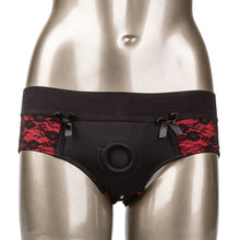 Load image into Gallery viewer, Scandal Crotchless Pegging Panty Set L/XL