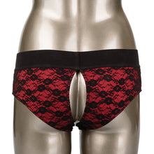 Load image into Gallery viewer, Scandal Crotchless Pegging Panty Set L/XL