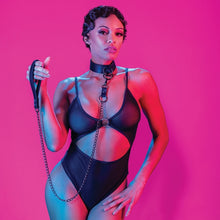 Load image into Gallery viewer, Euphoria Collection Collar With Chain Leash