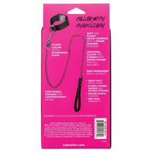 Load image into Gallery viewer, Euphoria Collection Collar With Chain Leash