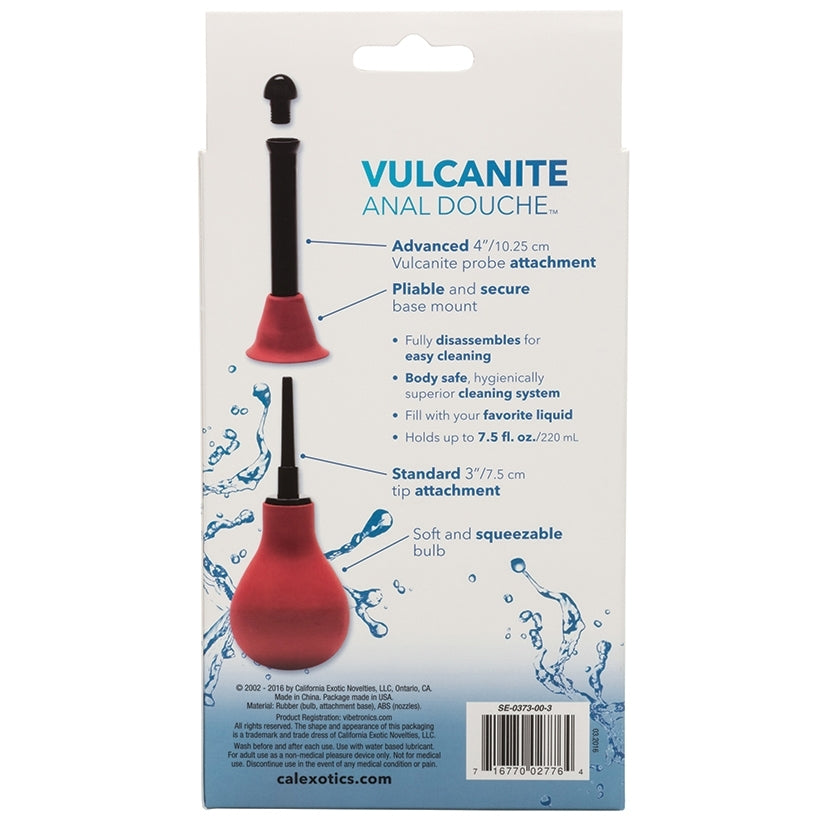 Vulcanite Anal Douche w/Attachments