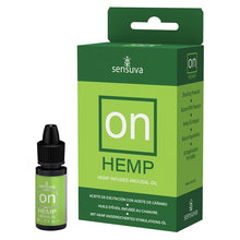 Load image into Gallery viewer, Sensuva ON Hemp Arousal Oil 5ml Bottle Medium Box