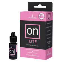 Load image into Gallery viewer, Sensuva ON Lite Arousal Oil 5ml Bottle Medium Box
