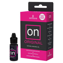 Load image into Gallery viewer, Sensuva ON Original Arousal Oil 5ml Bottle Medium Box