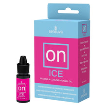Load image into Gallery viewer, Sensuva ON Ice Arousal Oil 5ml Bottle Medium Box