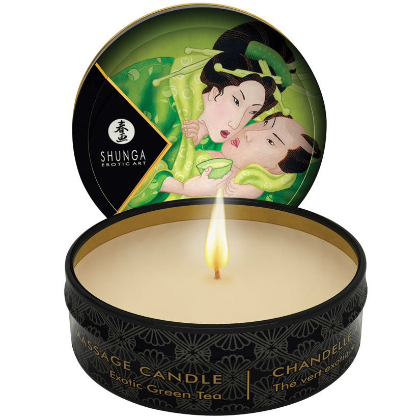 Shunga Mini Massage Candle-Exotic Gree... 4611