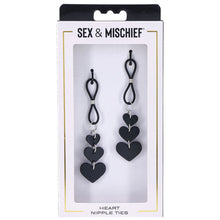 Load image into Gallery viewer, S&M Heart Nipple Ties SS09857