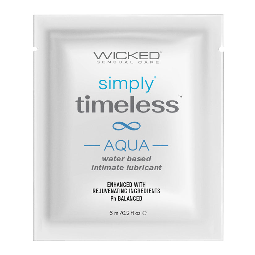 Wicked Sensual Care Simply Timeless Packet Aqua Foil Pack 6ml