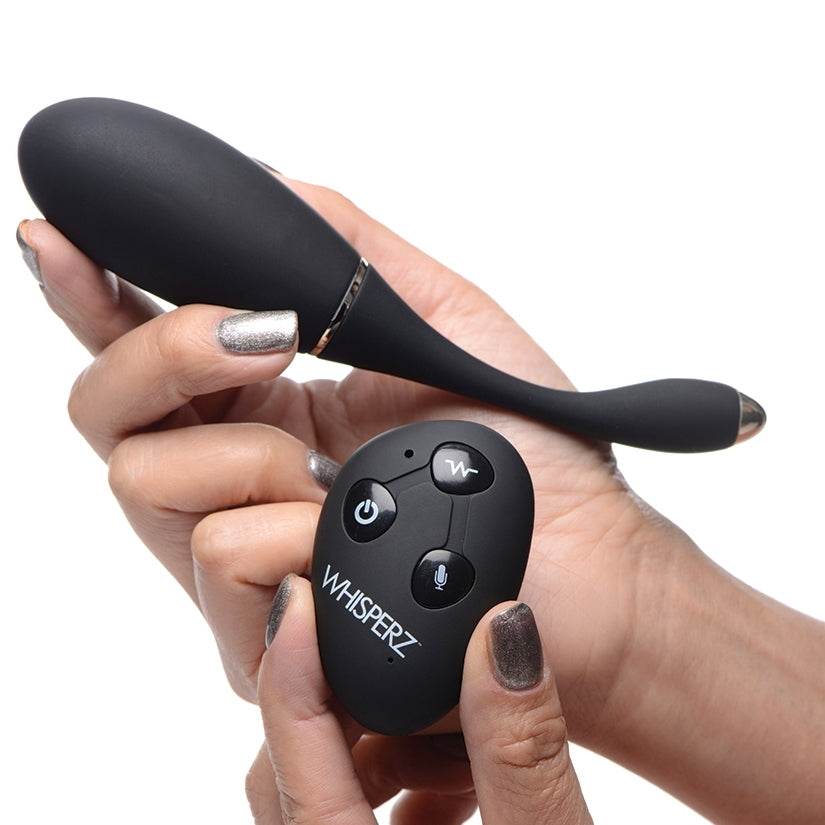 Whisperz Voice Activated 10X Vibrating Egg with Remote Control
