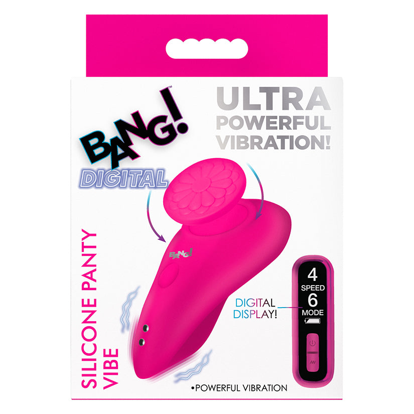 Bang! Silicone Panty Vibe with Digital Remote