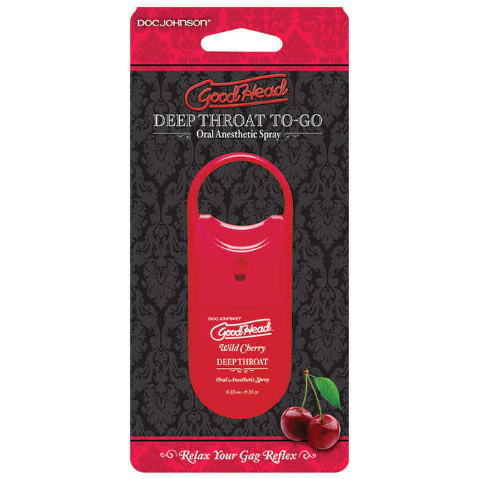 GoodHead Deep Throat Spray To Go-Cherry .33oz D1360-32CD