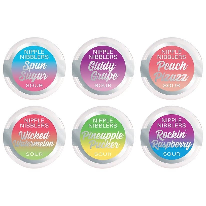 Jelique Nipple Nibblers Sour Tingle Balm Assorted (Display Bowl/36Pcs) 3g