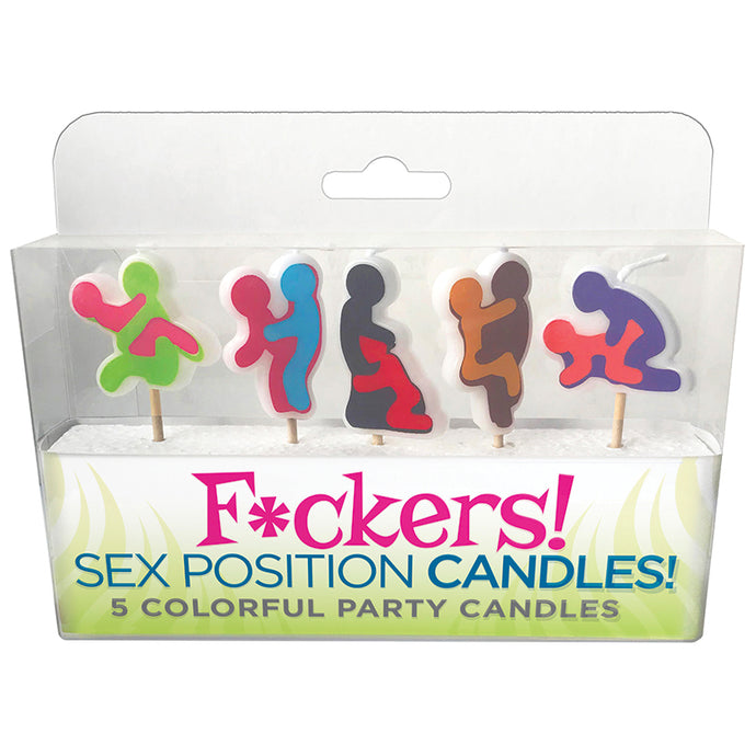 Fuckers Sex Position Candles Assorted 5pk LGCP937