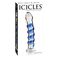 Load image into Gallery viewer, Icicles No.5-Blue Swirl 7&quot; PD2905-00