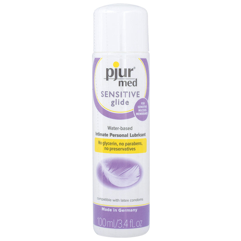pjur med SENSATIVE Glide Water-based Intimate Personal Lubricant 3.4oz PG1500-02