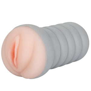 Ribbed Gripper Tight Pussy-Ivory