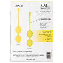 Load image into Gallery viewer, Kegel Training Set-Lemon