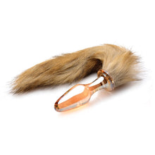 Load image into Gallery viewer, Tailz Fox Tail Anal Plug-Glass