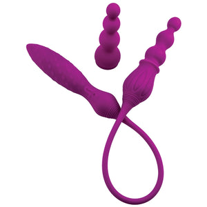 Adrien Lastic 2X+LRS Double Vibrator-Purple