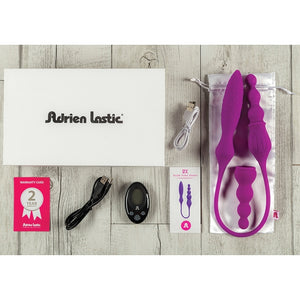 Adrien Lastic 2X+LRS Double Vibrator-Purple