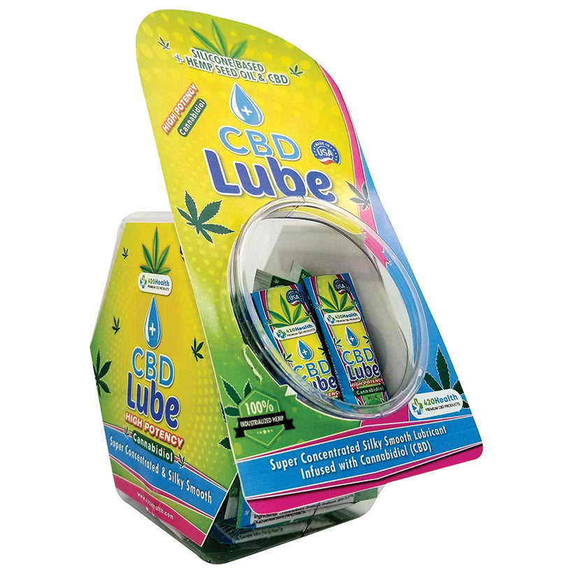 420 Health CBD Lube Foil Display 50pcs 420LSPDJ