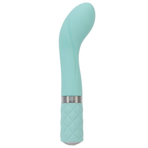 Pillow Talk Sassy G-Spot Massager-Teal 7.75