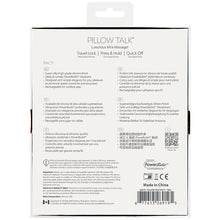 Load image into Gallery viewer, Pillow Talk Racy Mini Massager-Teal 5