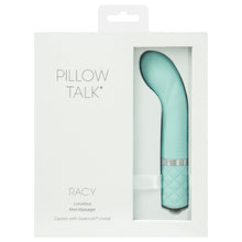 Load image into Gallery viewer, Pillow Talk Racy Mini Massager-Teal 5&quot; 26919
