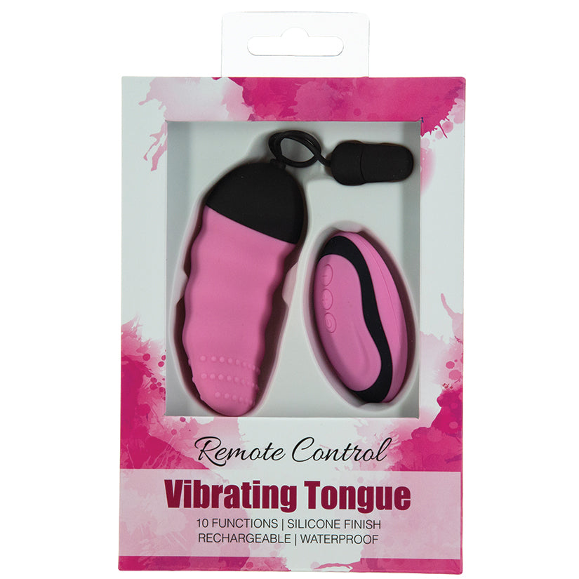 Remote Control Vibrating Tongue-Pink 57516